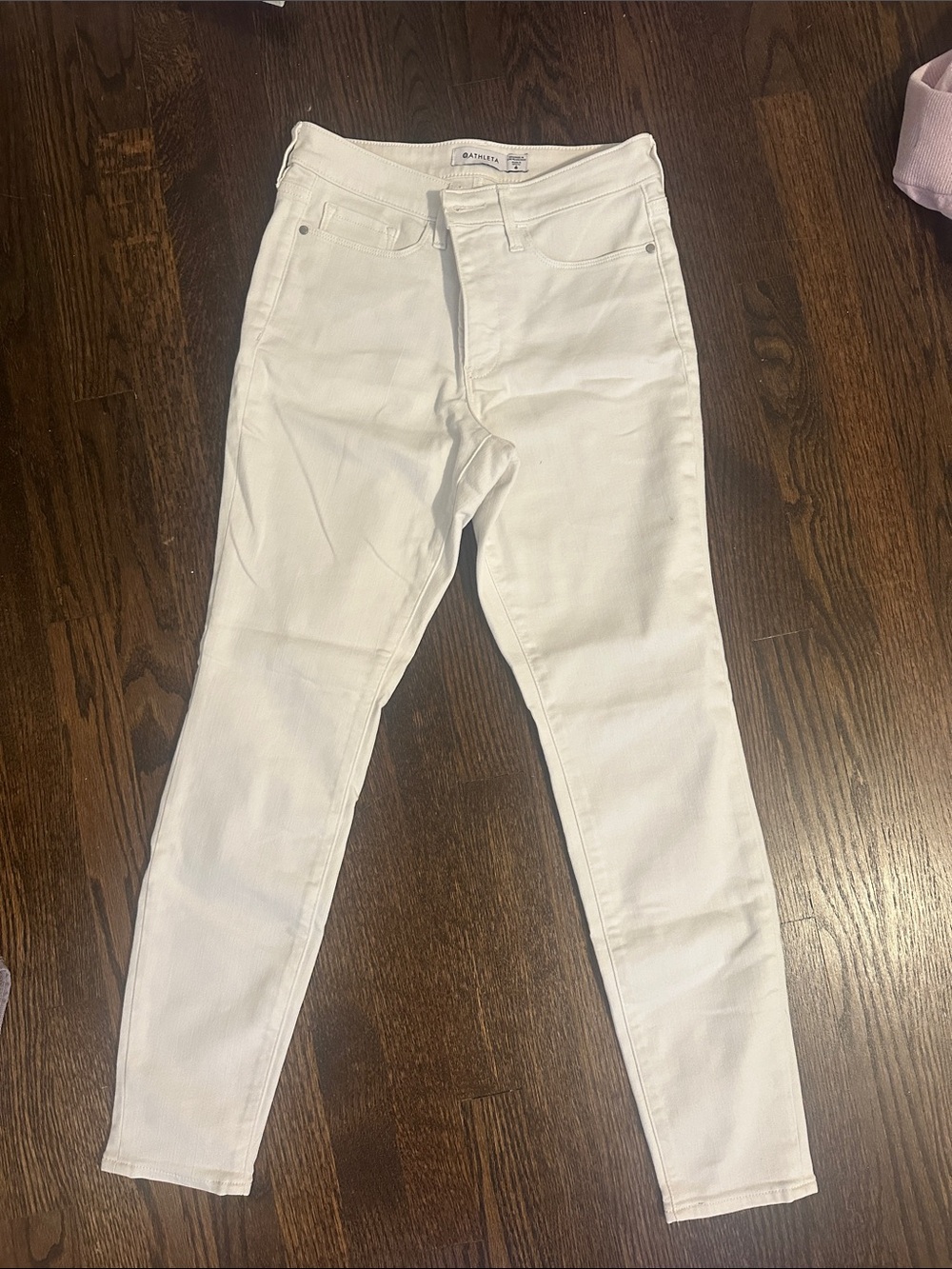 White High-Rise Skinny Jeans - Women